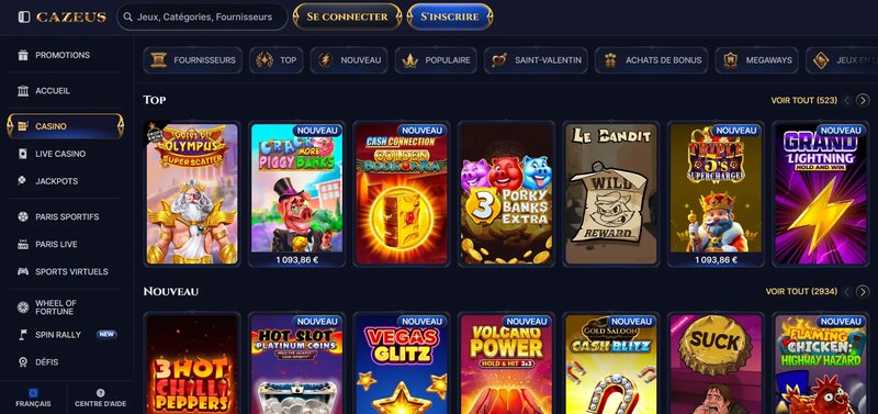 Cazeus casino à France